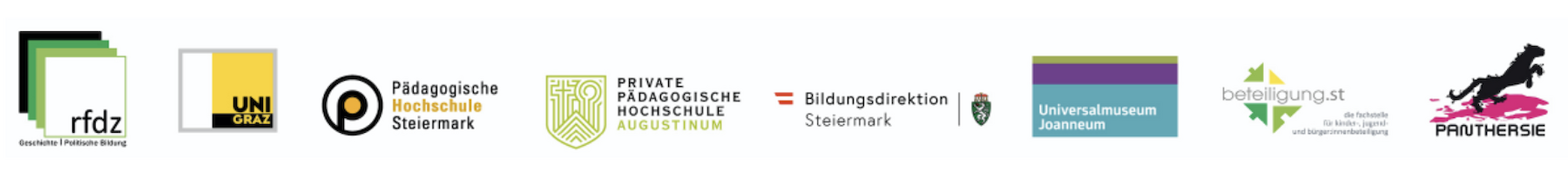 Logos der teilnehmenden Institutionen