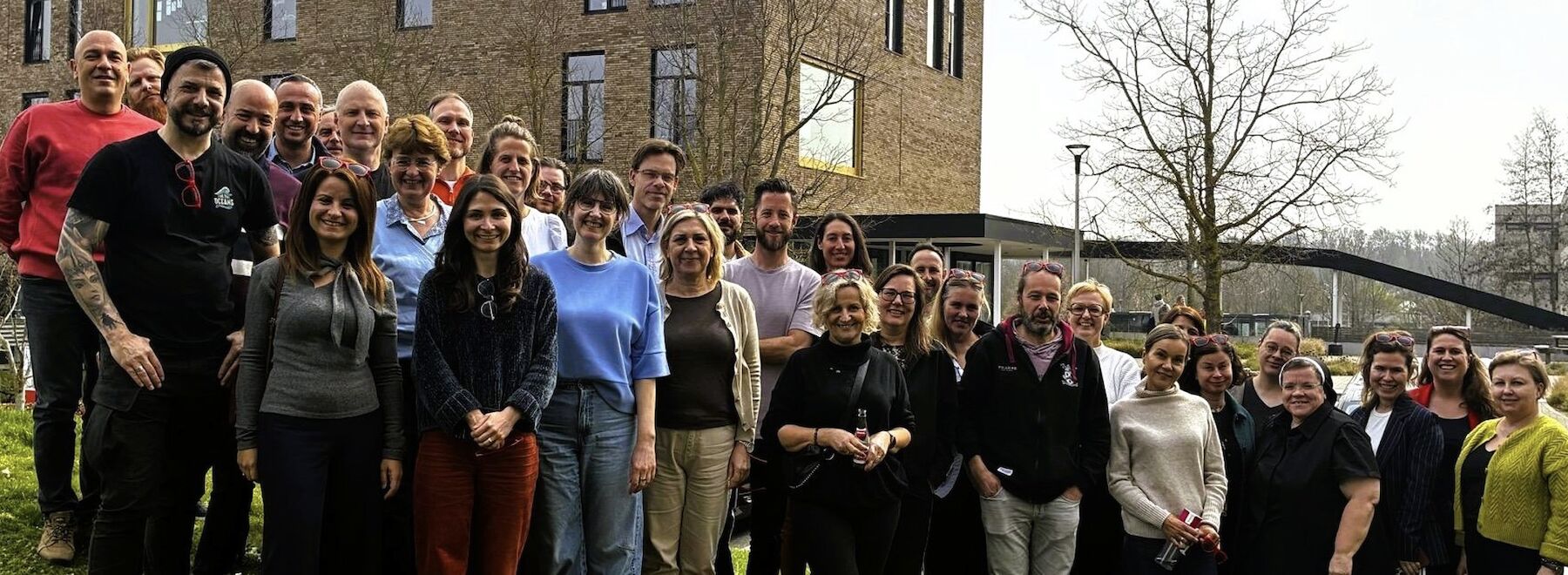 Gruppenfoto Projektteam in Belgien