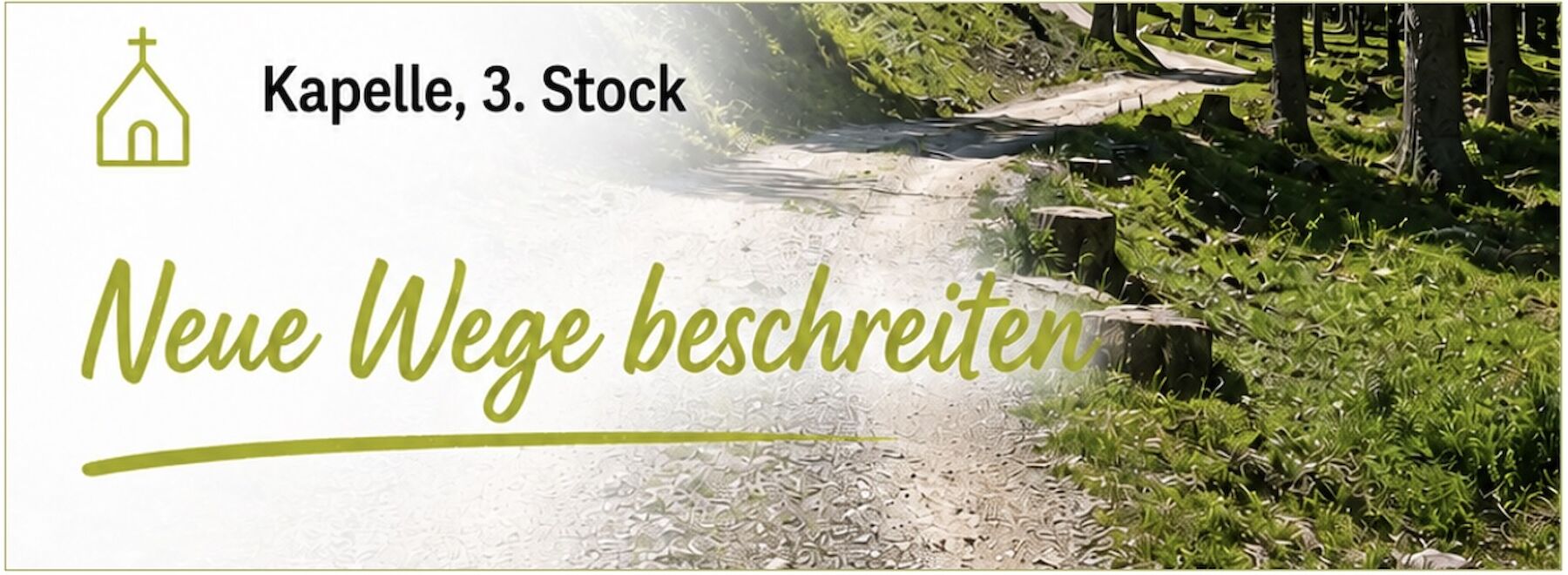 Dekorativbild: Wald im Hintergrund