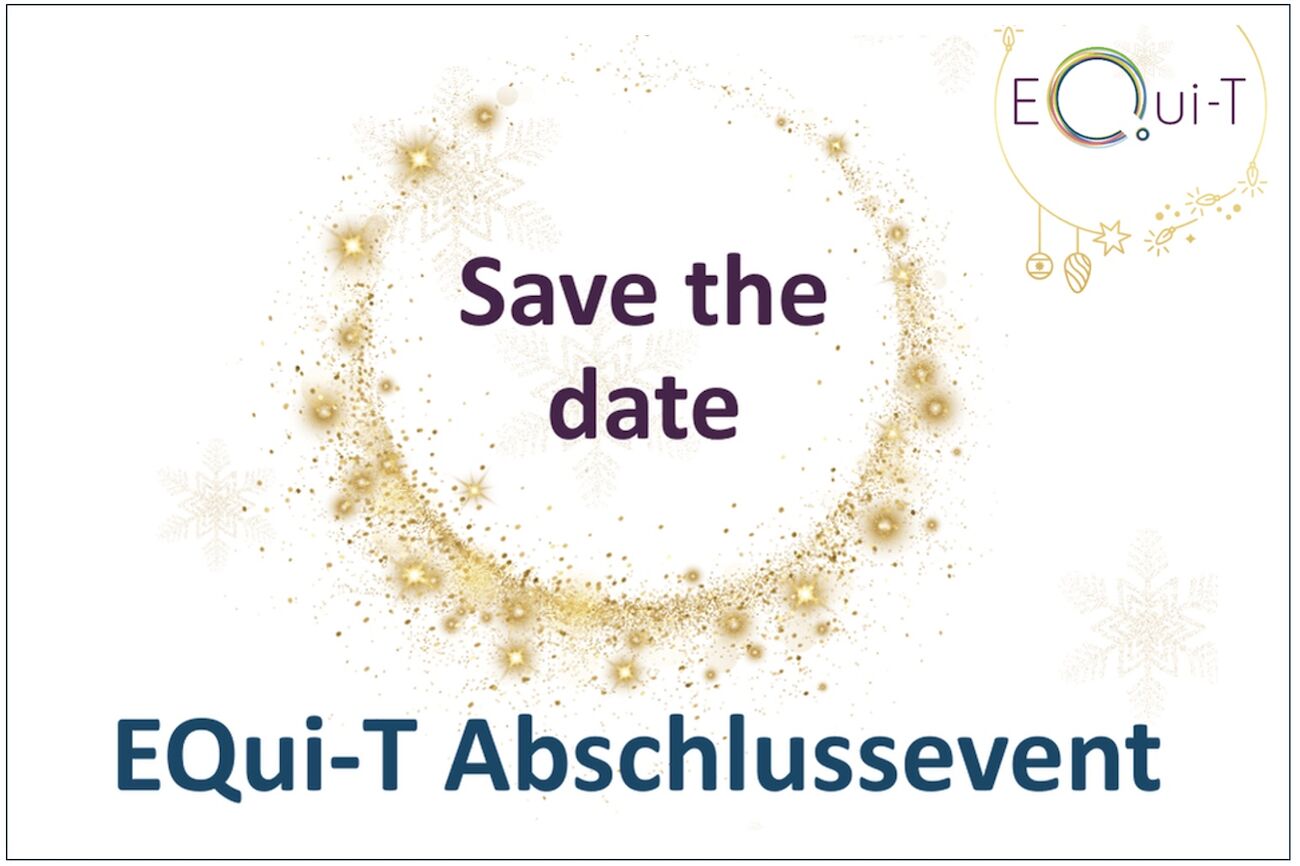Dekorativbild: Einladungskarte Save the date zu EQui-T