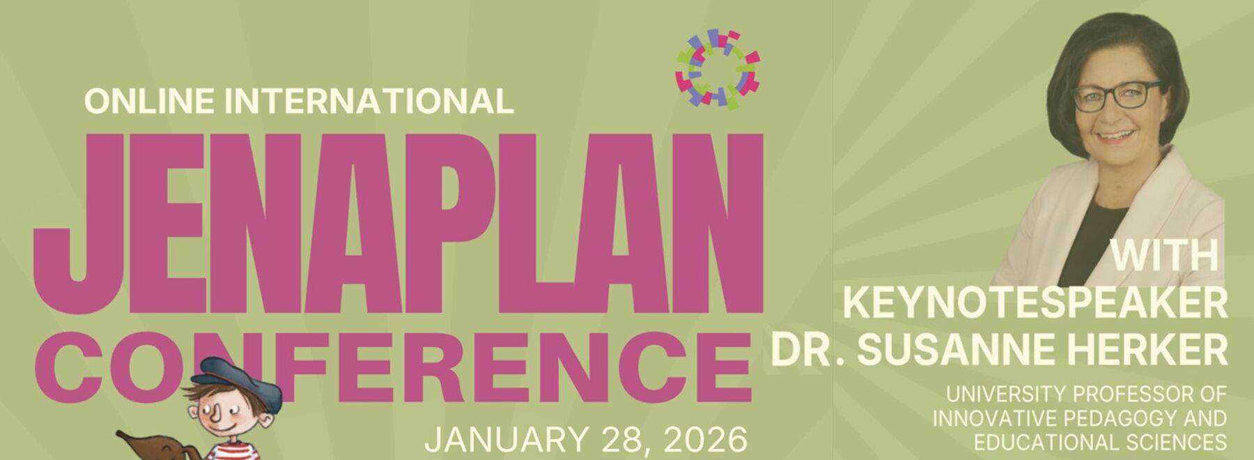 Dekorativbild: Logo Internationale Jenaplan Konferenz online